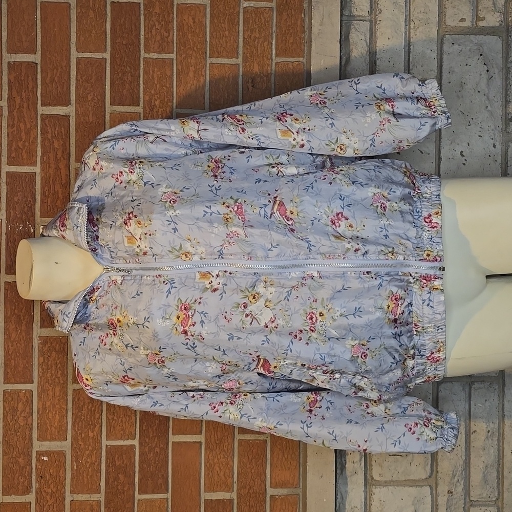 Med Vintage silk floral jacket